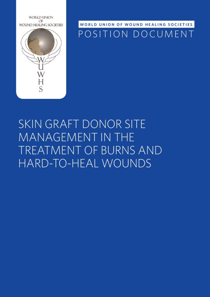 Skin graft donor site management in the treatment of burns and hard-to-heal wounds